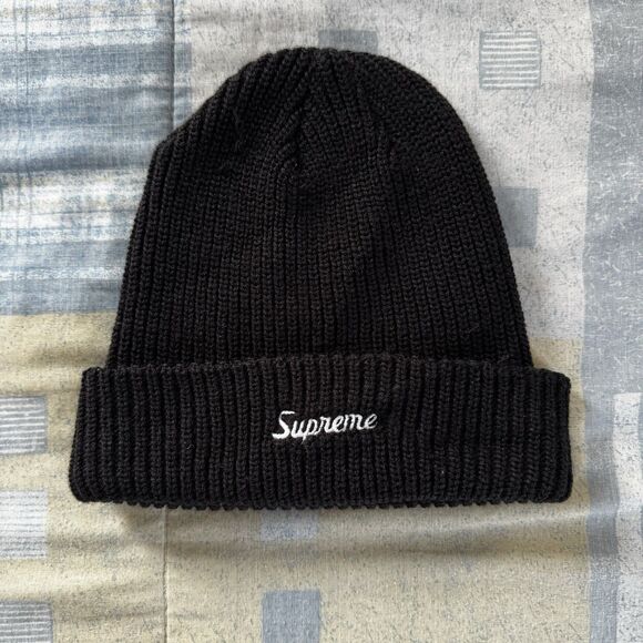 Supreme Overdyed Stretch Beanie Black - Picture 1 of 7